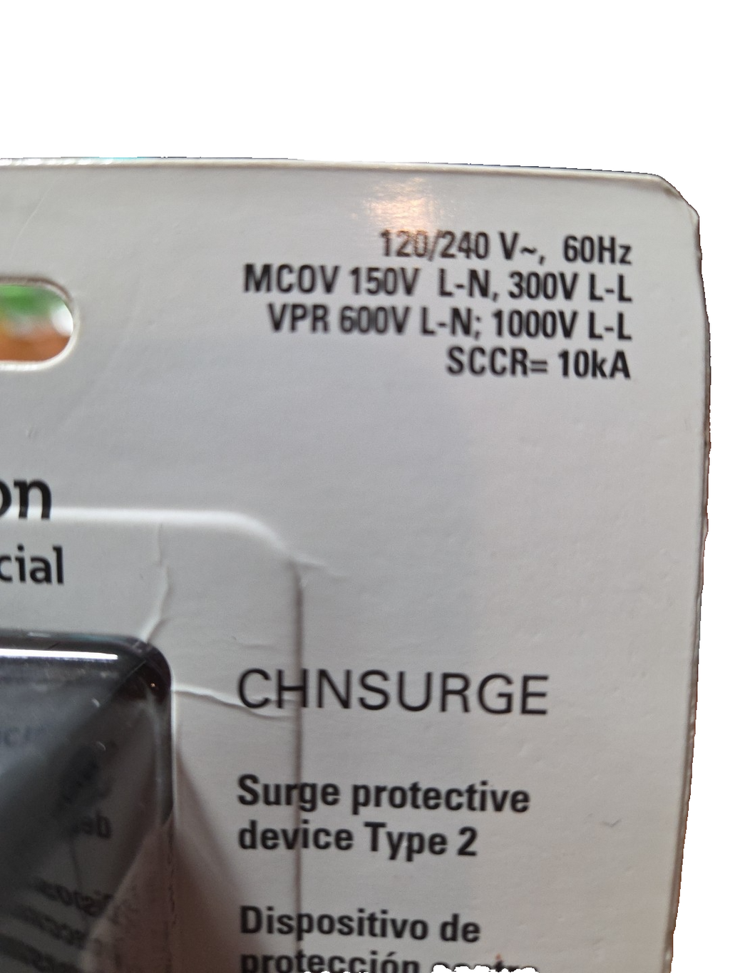 Eaton Type CH Circuit Breaker Surge Protective Device