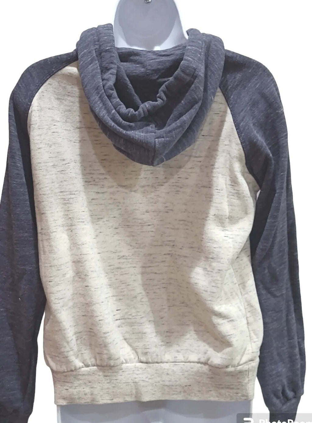 Doublju Womens Size  Medium Heather Blue & Light Gray Hoodie