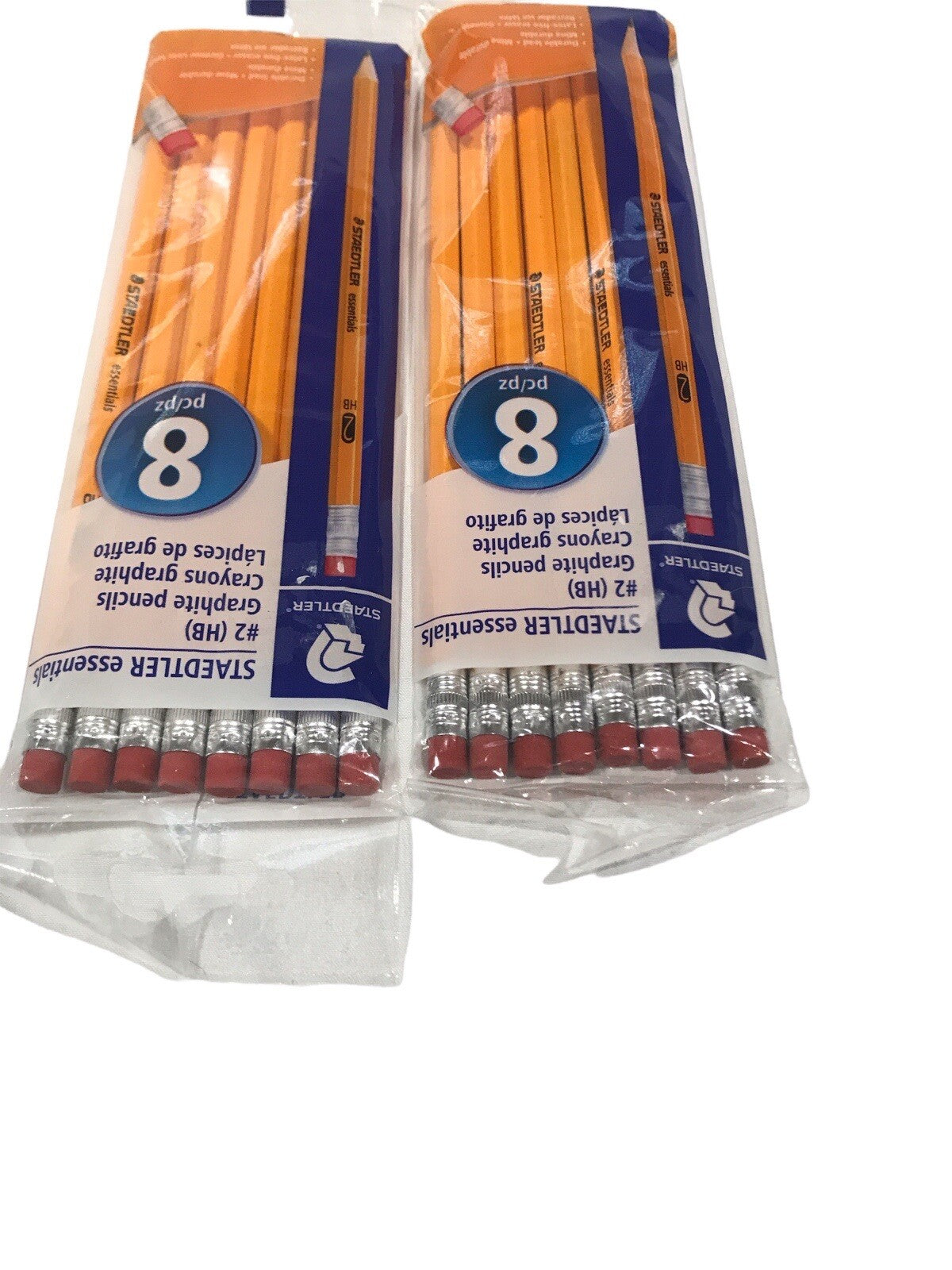 Staedtler #2 Pencils 2HB Graphite PMA Certified 2 Packs 16 Brand New Pencils NIP