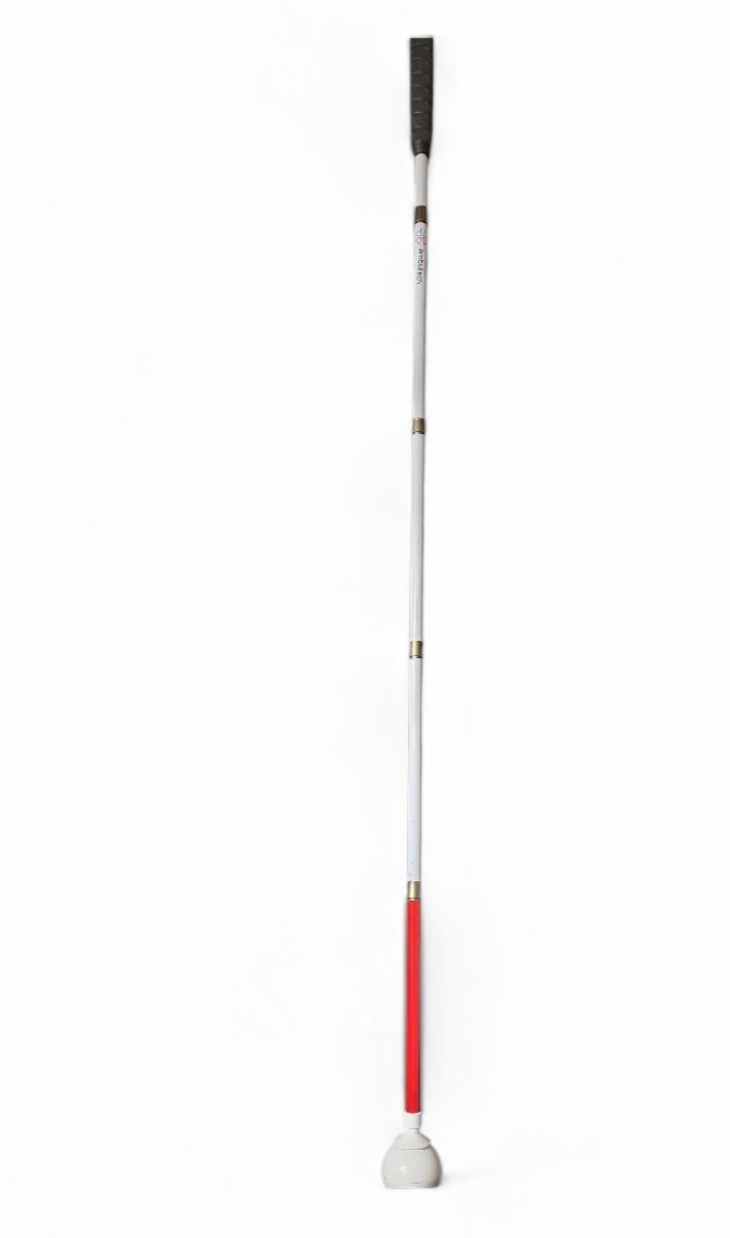 Ambutech Mobility Walking Cane: Folding Graphite Cane Round Tip 5 Section 49"