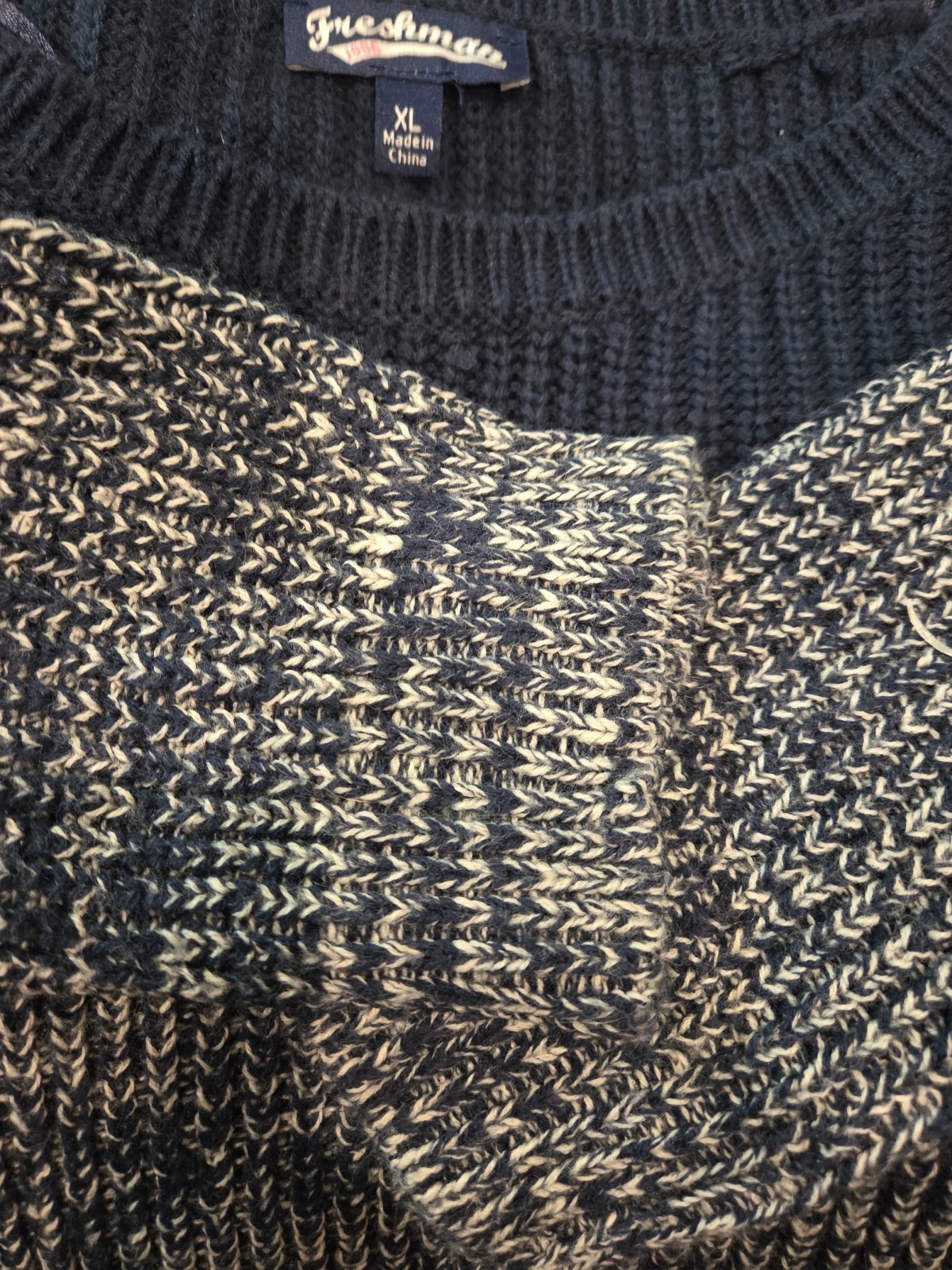 Freshman 1996 Sweater Womens or Man's  Size  XL Cable Knit Sweater