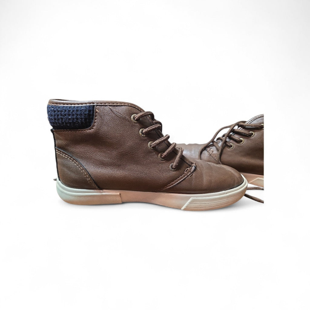 Boys | Nautica | Breakwater Brown Lace-Up Casual Boots