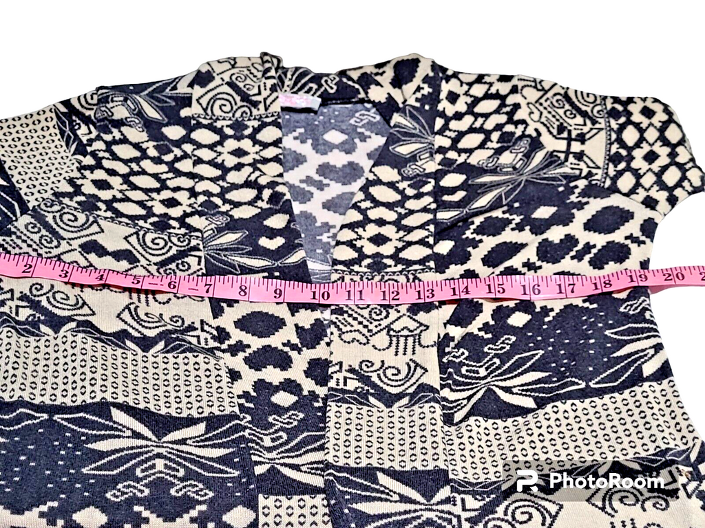 Pretty Young Thing Sweater Open Cardigan  Women’s  Kokopelli/Tribal Print