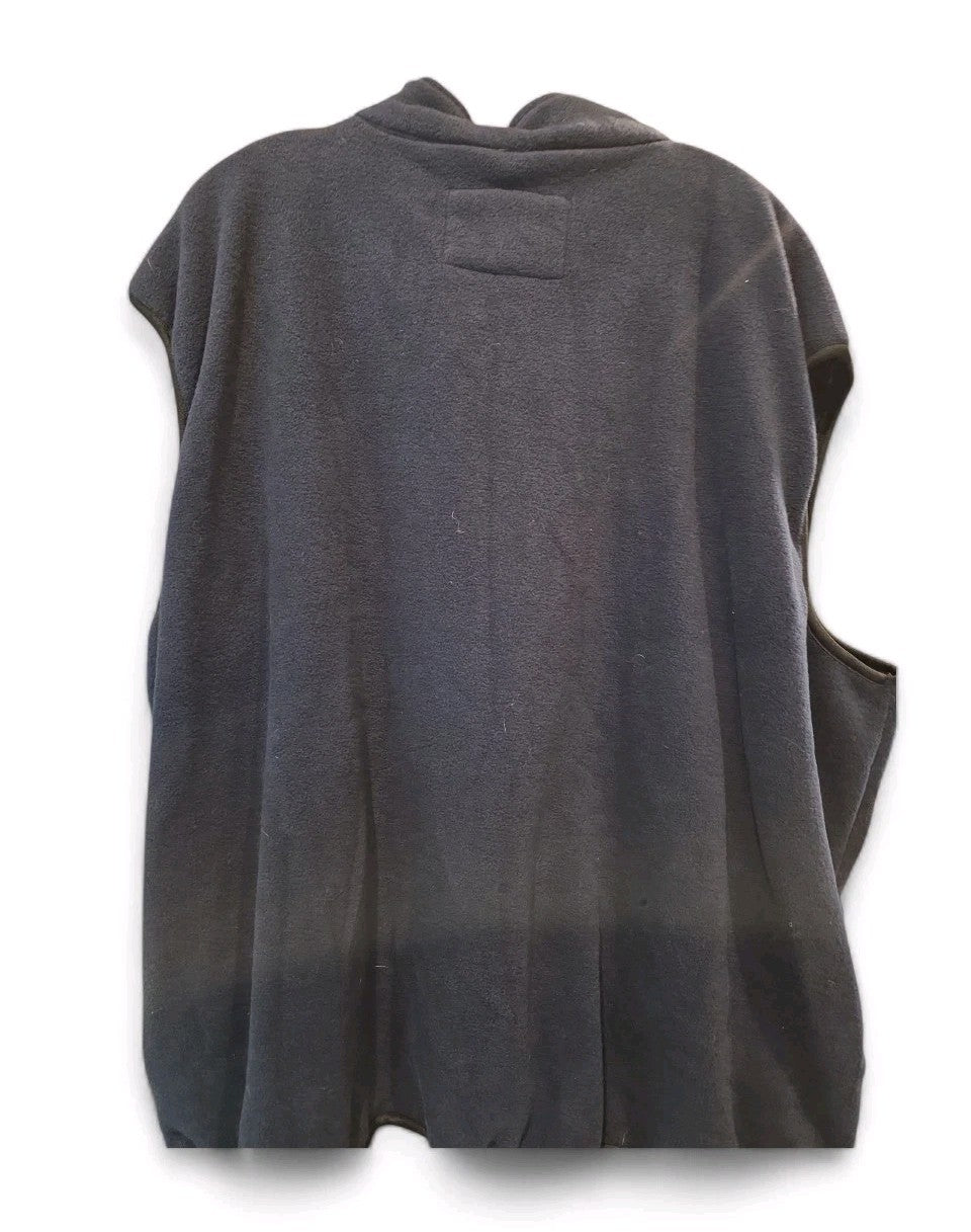 Dunbrooke Navy Blue Fleece Sleeveless Zip-Up Vest 3XL