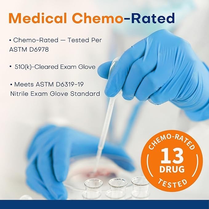 Supmedic Medical Soft Max™ Nitrile Exam Gloves, 100 Count Latex-Free Powder-Free