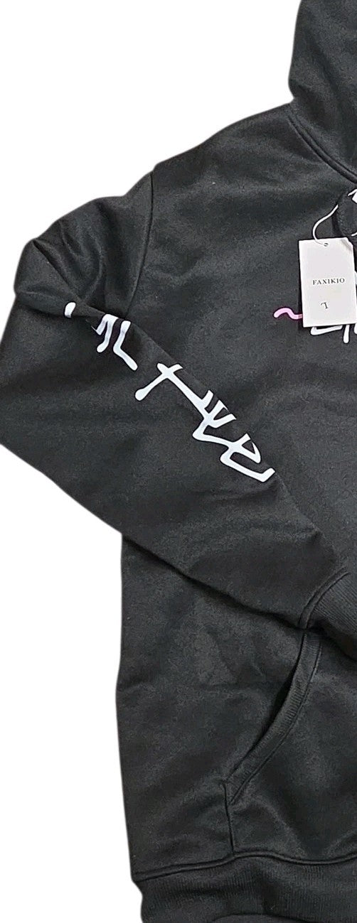 Lil Peep Hoodie Adult Come Over When You’re Sober Streetwear Pullover Black  L