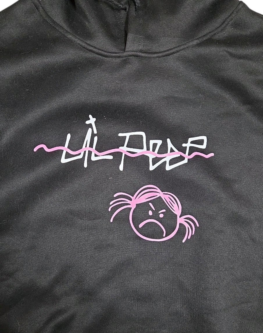 Lil Peep Hoodie Adult Come Over When You’re Sober Streetwear Pullover Black  L