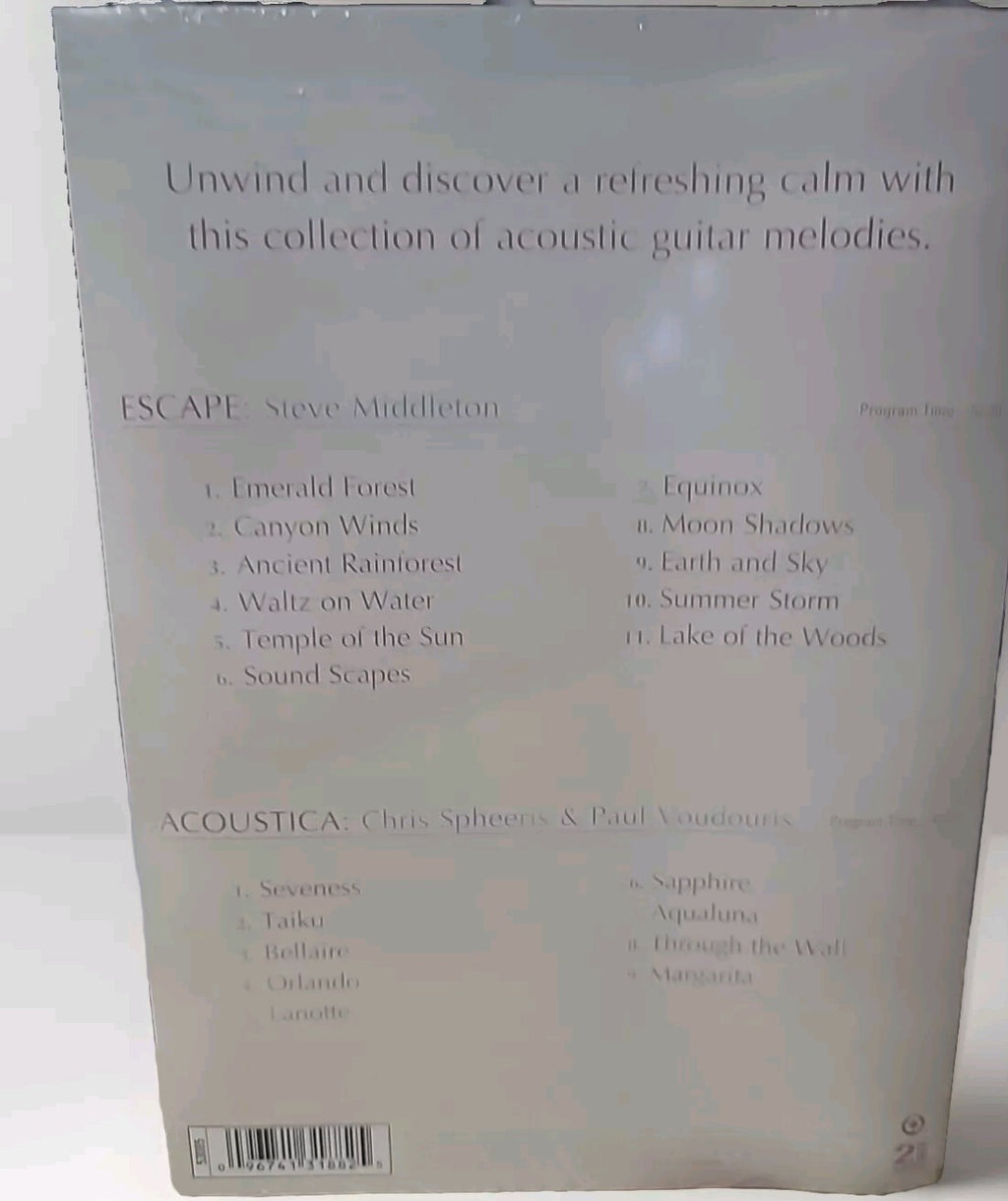SEALED / NEW - Guitar Escape 3 CD BOX set Music for relaxation
