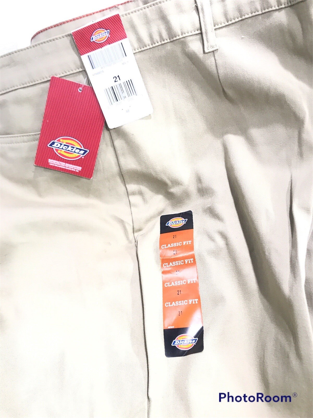 Dickies Girls Stretch pants Classic fit Boot leg cut  size 21