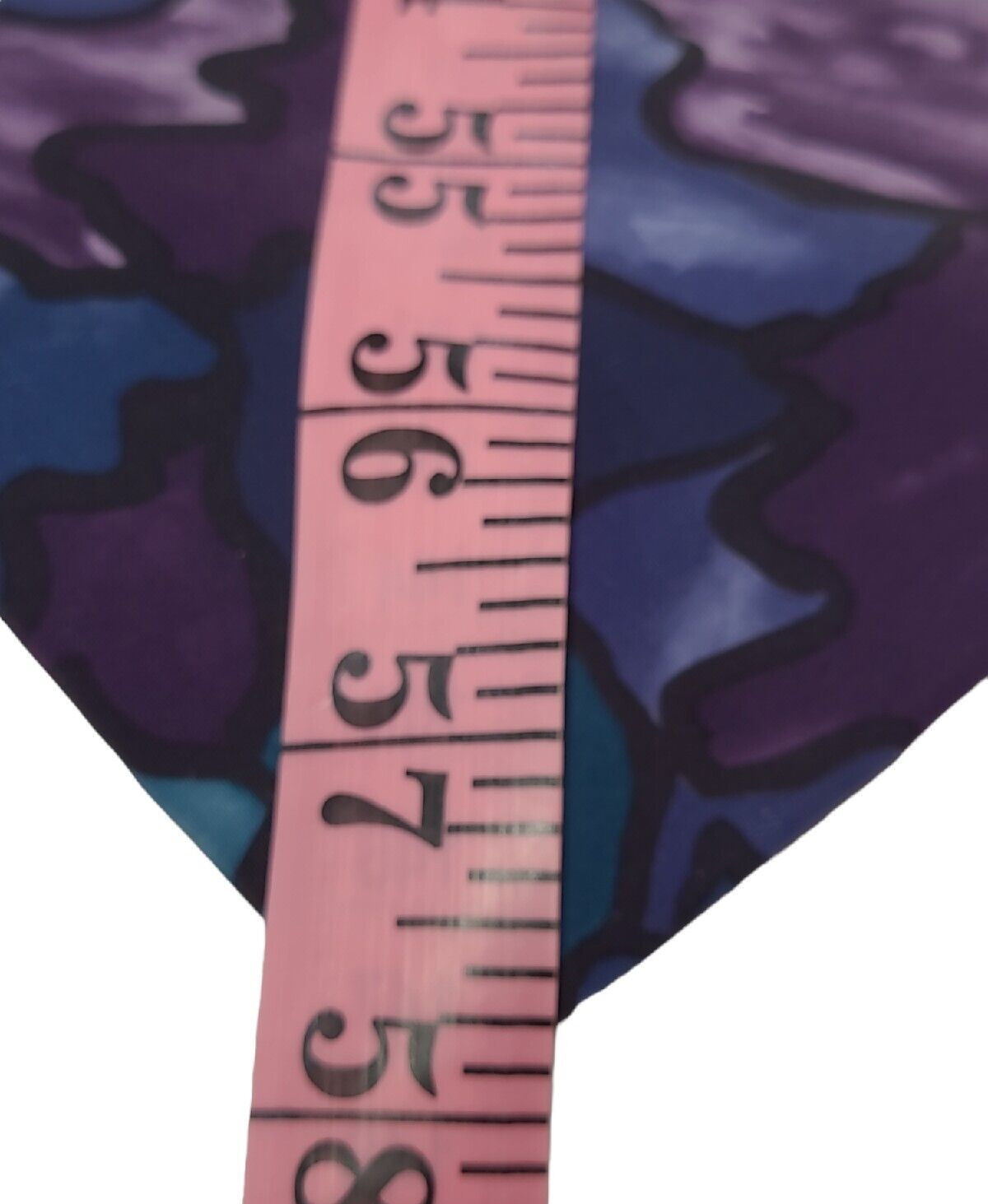 Classic collection by Van Heusen Blues& Purple  Camo Pattern 100% Polyester Tie