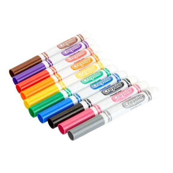 Crayola Bulk Markers for Kids (24pk of 10), Broad Line Classroom Essentials