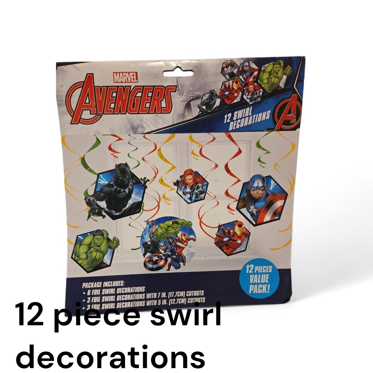 MARVEL AVENGERS BIRTHDAY DECORATION BUNDLE