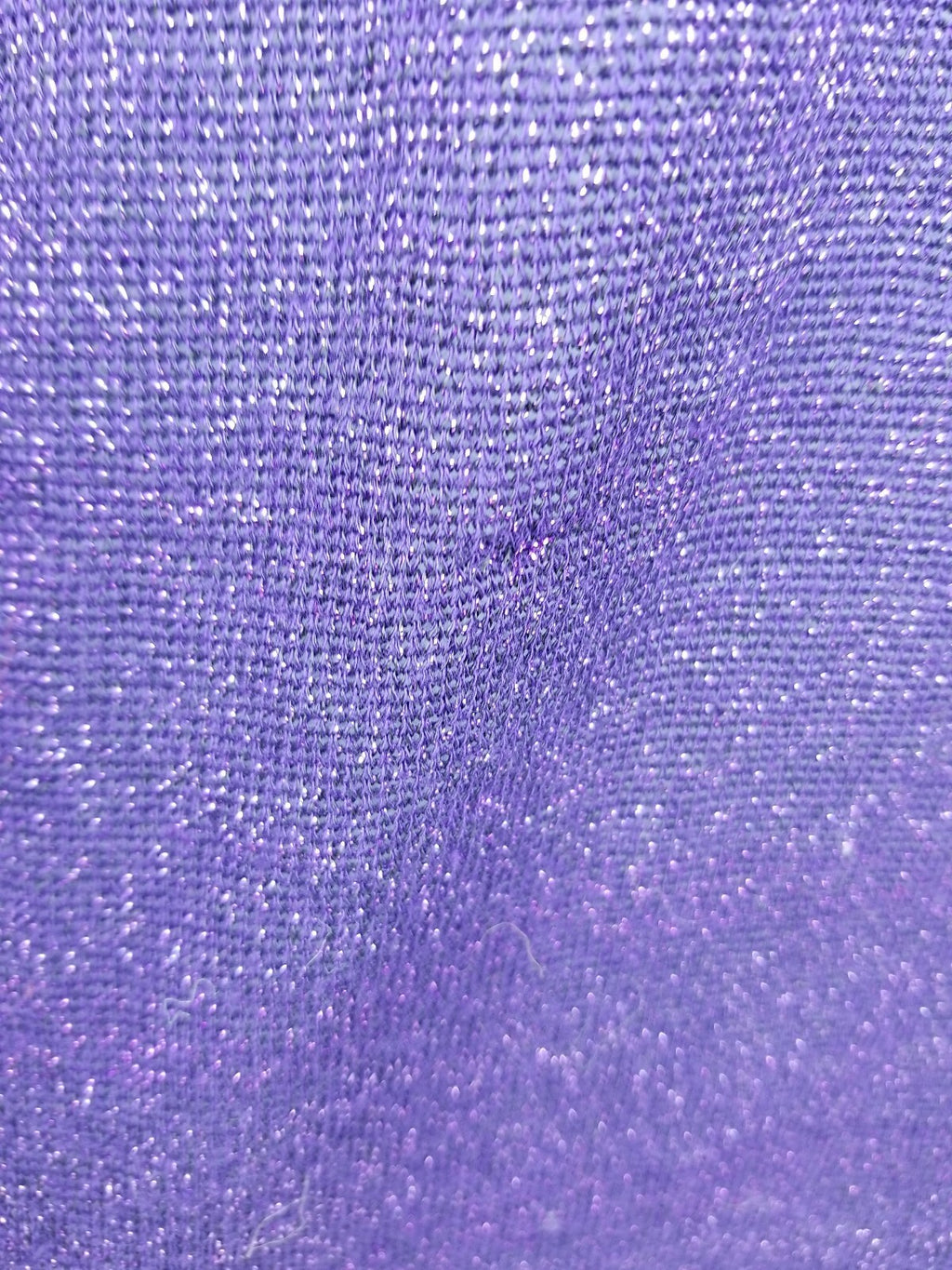Lbisse Women's Tunic size M,  Purple / with woven sparkle texture