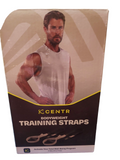 Bodyweight Training Straps with Door Anchors, Sand Brown, 2-Pack with 3-Month
