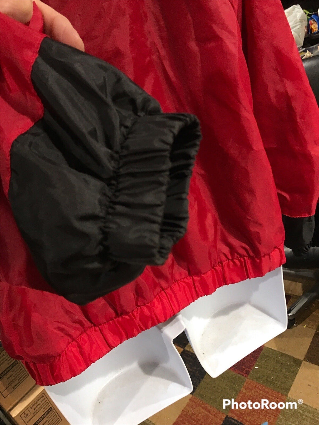 BCG  Men's Red and Black Windbreaker size L