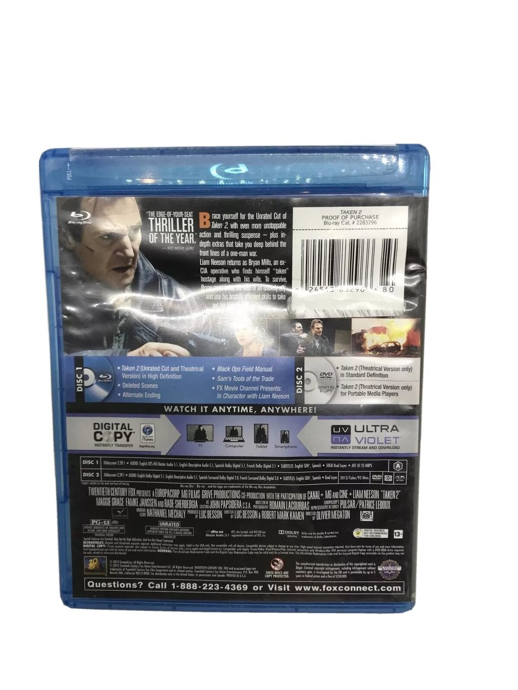 Taken 2 BLU-RAY Olivier Megaton(DIR)