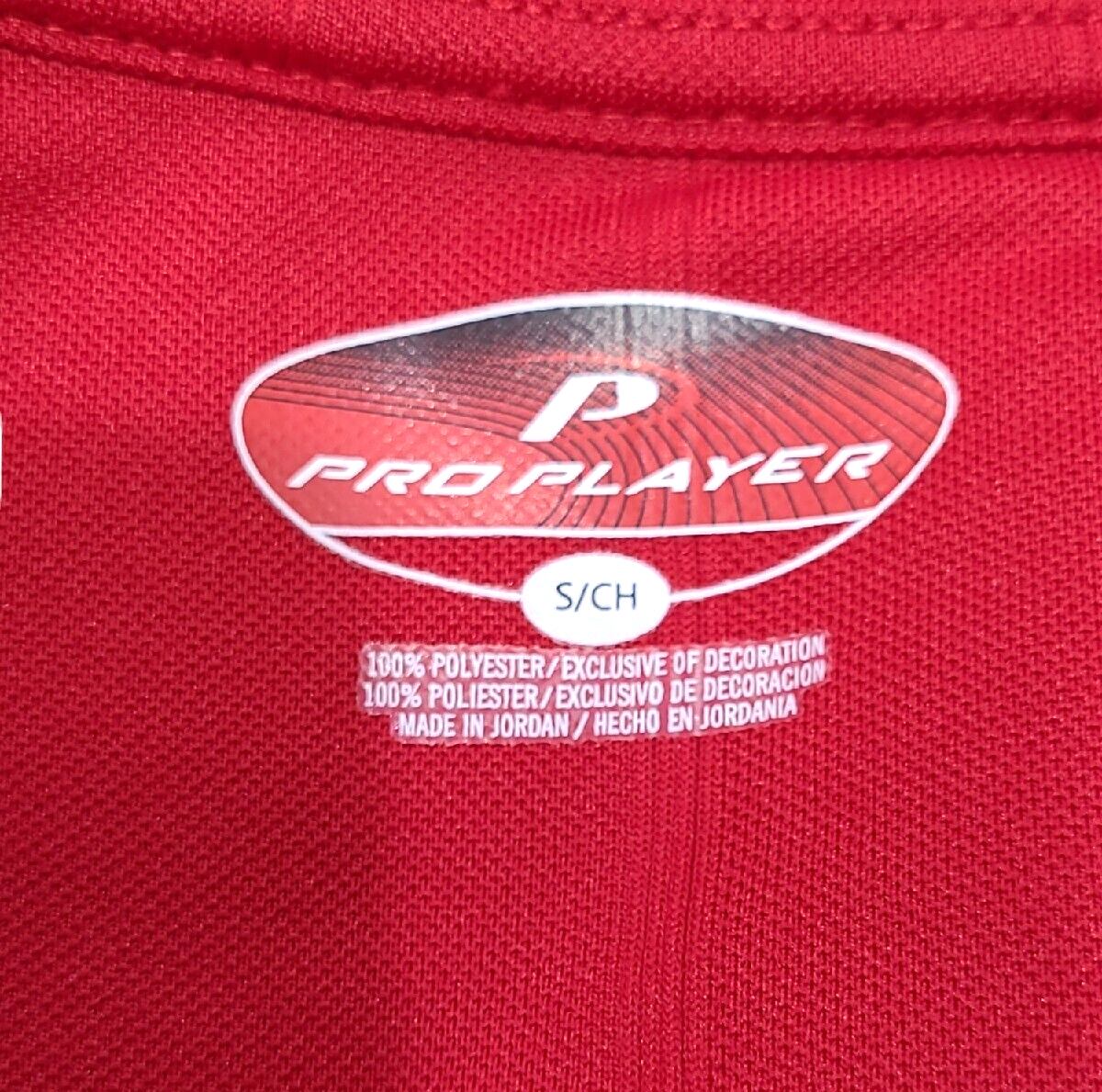 Pro Player Red Polo  Shirt Men's  Size Small
