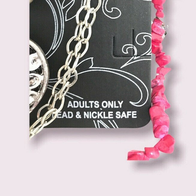 P & G Collection Antique Rose Matching Jewelry 3pc