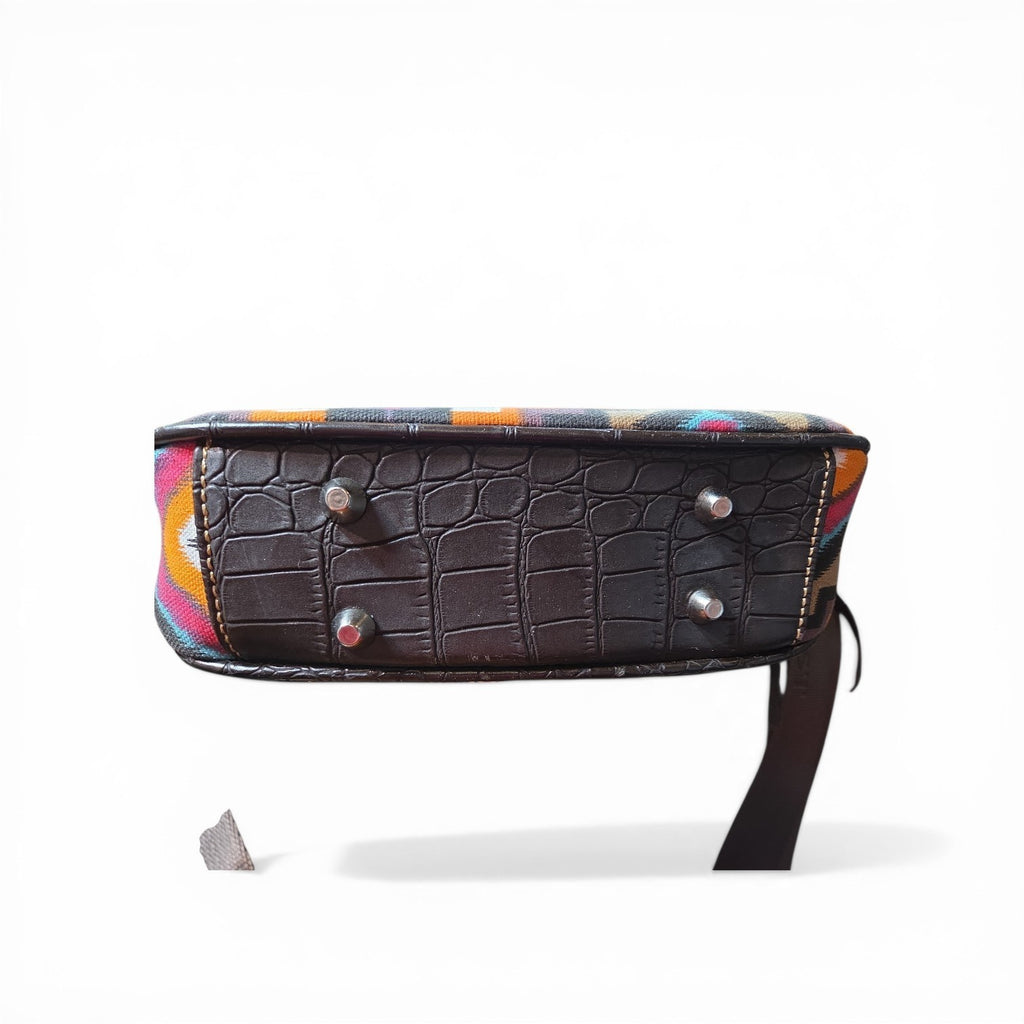 Montana West Aztec Indian Head Shoulder Bag