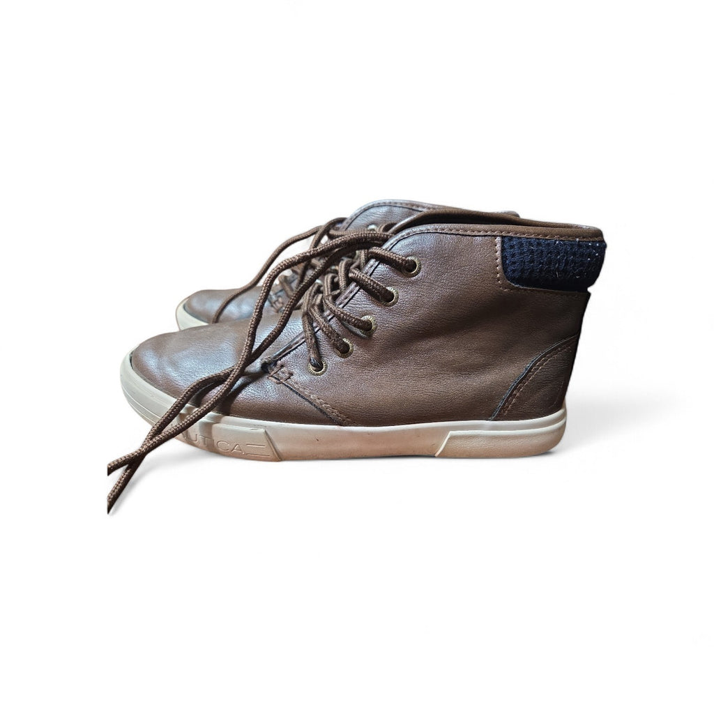Boys | Nautica | Breakwater Brown Lace-Up Casual Boots