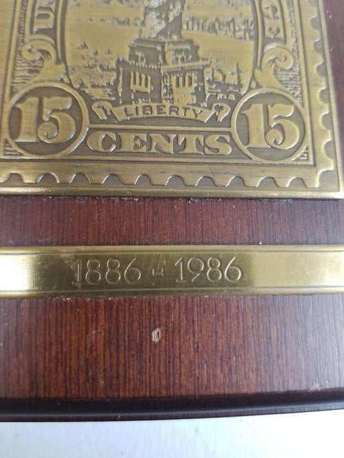 Avon Collectible "Statue of Liberty" Brass Stamp Centennial 1886 -1986 Vintage