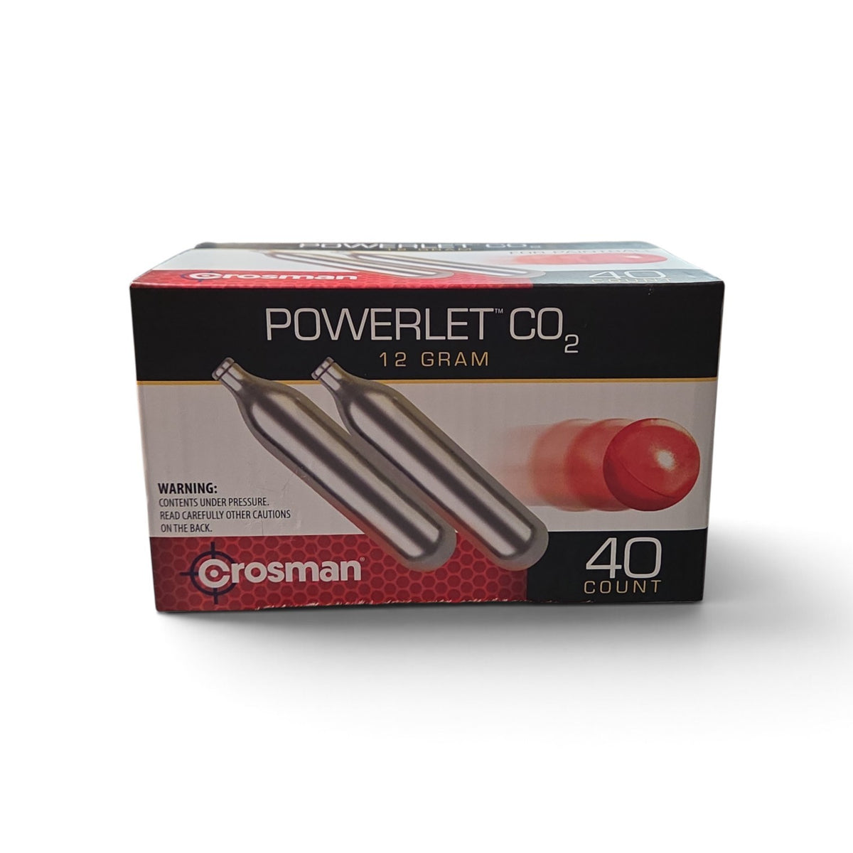 Crosman 12-Gram CO2 Powerlet Cartridges for Use with Air Rifles and Air Pistols