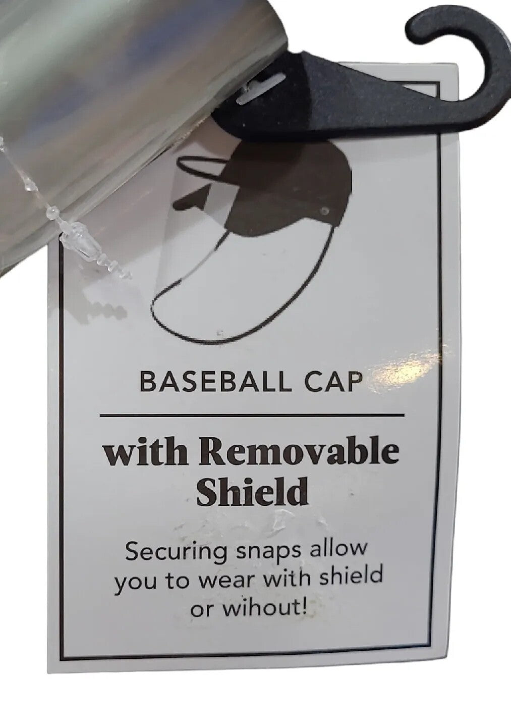 Camo Baseball Cap with Shield (LOC EC-11)