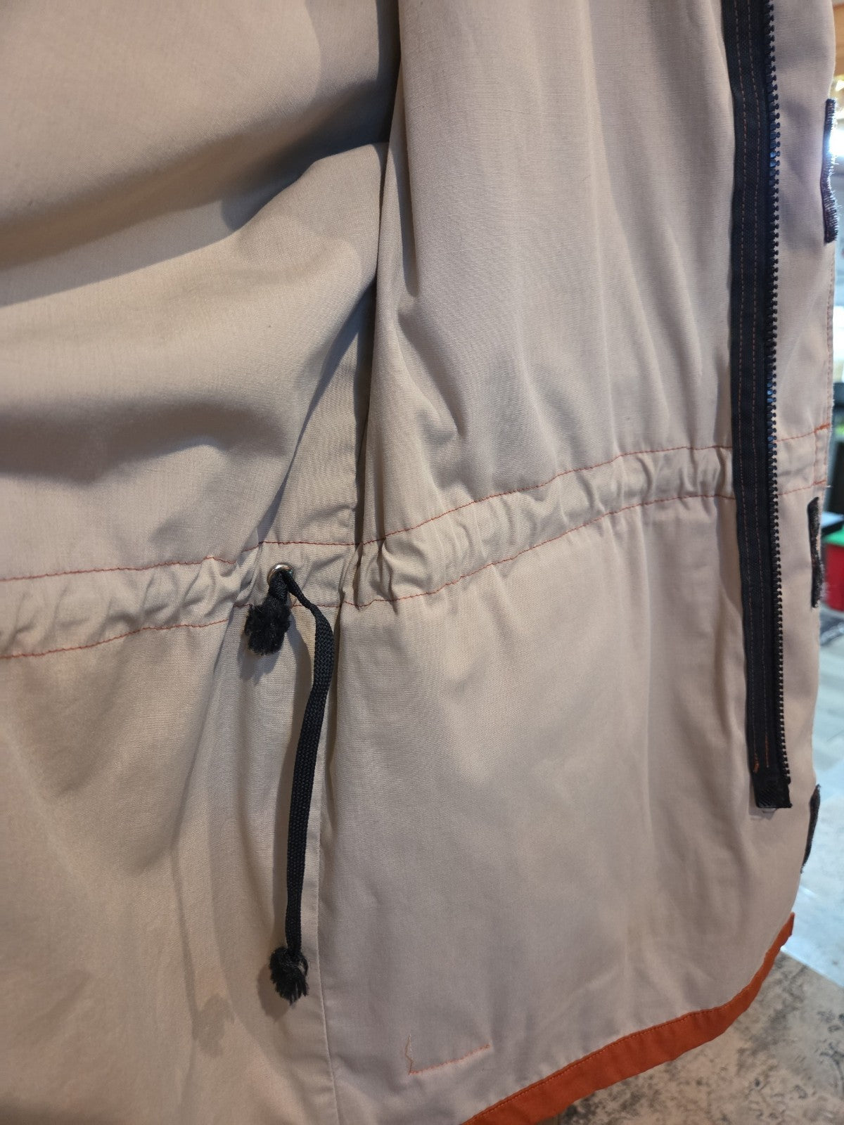 Men's Burnt Orange Anorak Jacket. Size Medium