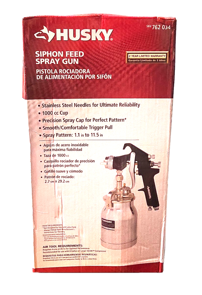 Husky Siphon Feed Spray Gun (H4930SSG)