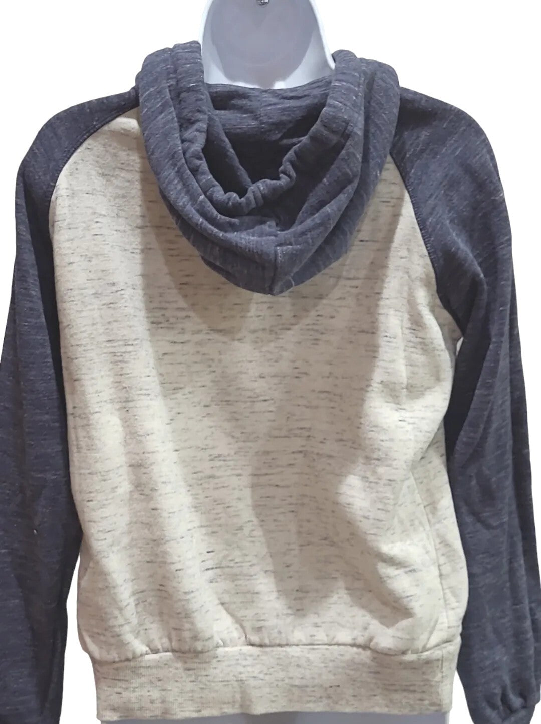 Doublju Womens Size  Medium Heather Blue & Light Gray Hoodie
