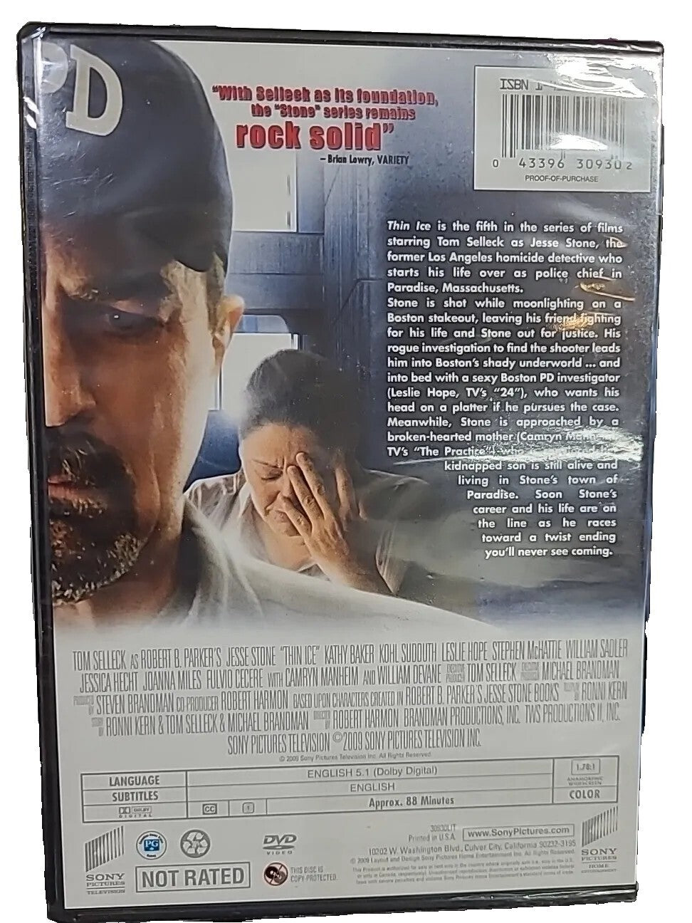 New Sealed DVD Jesse Stone: Thin Ice  Tom Selleck