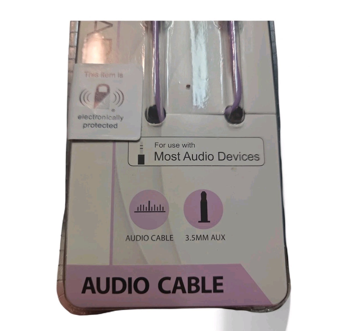 Mobile Gear  Purple  3.5-mm To 3.5mm  Audio Cable 10ft