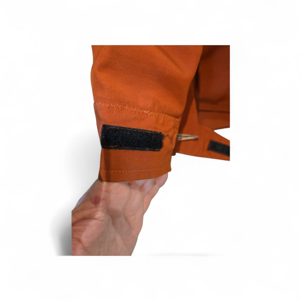 Men's Burnt Orange Anorak Jacket. Size Medium