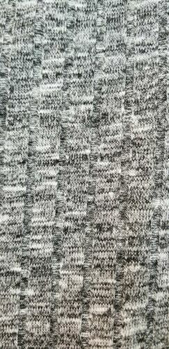 Cable & Gauge Cowl Neck Charcoal Sweater