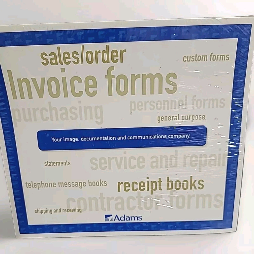 Adam's SHIPPER / PACKING SLIP  ~ 8 1/2 x 7 7/16 ~ NEW SEALED