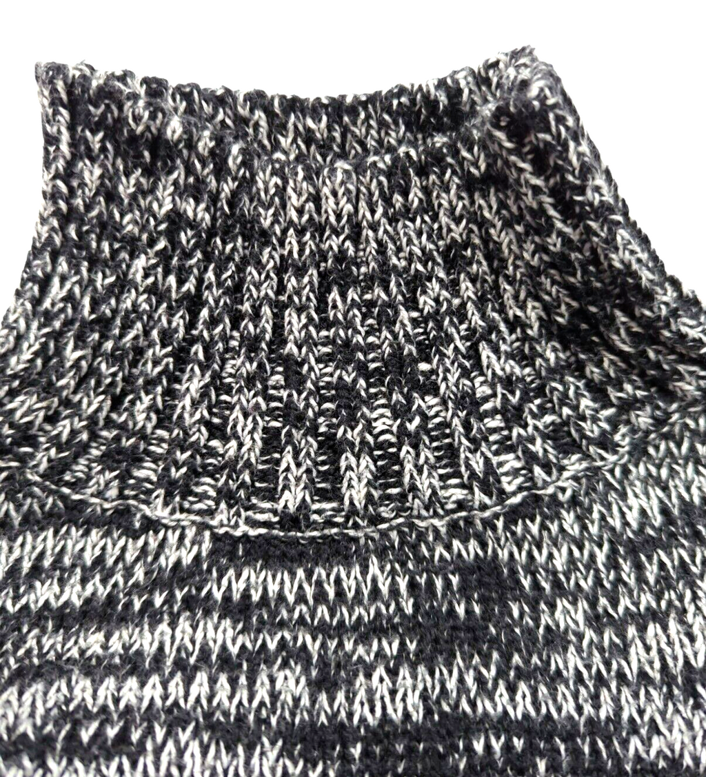 WOMEN'S OLD NAVY CHARCOAL GRAY STRETCH COTTON BLEND TURTLENECK SWEATER
