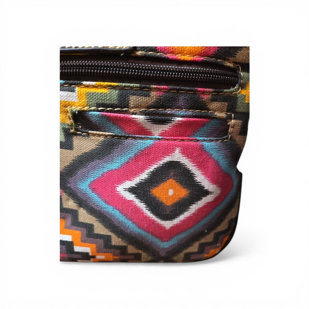 Montana West Aztec Indian Head Shoulder Bag