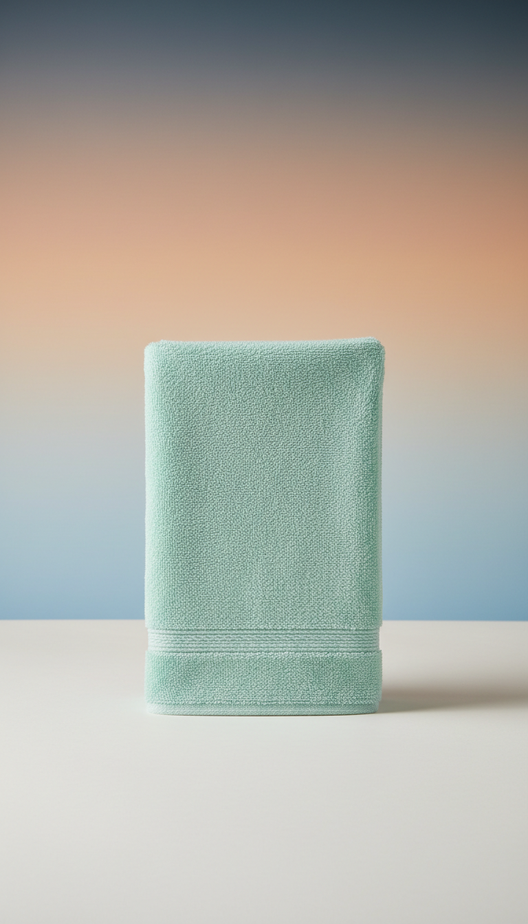 Soft-Weave Cotton Bath Towel in Cloud Grey