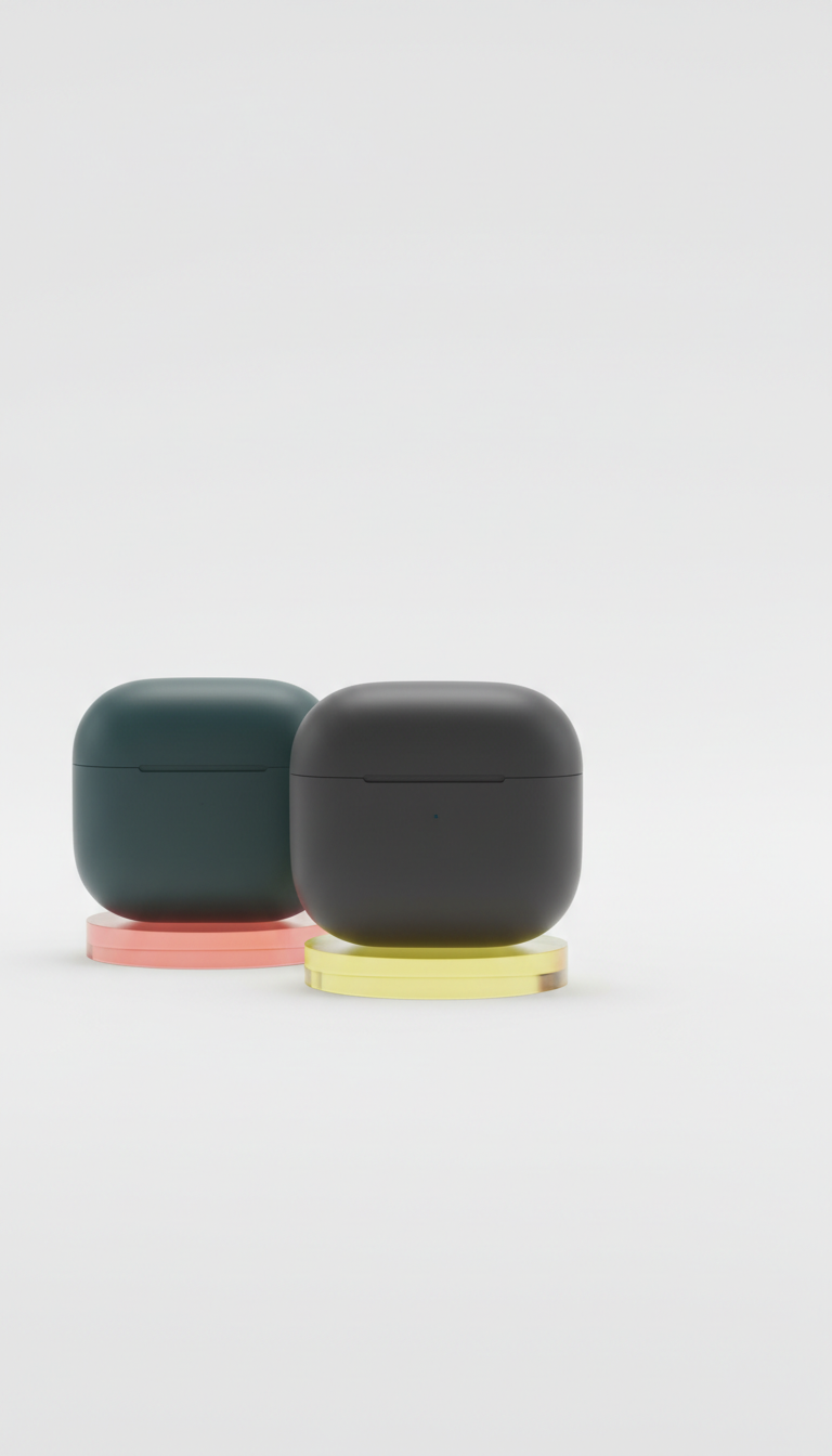 Minimalist Matte Wireless Earbuds Case