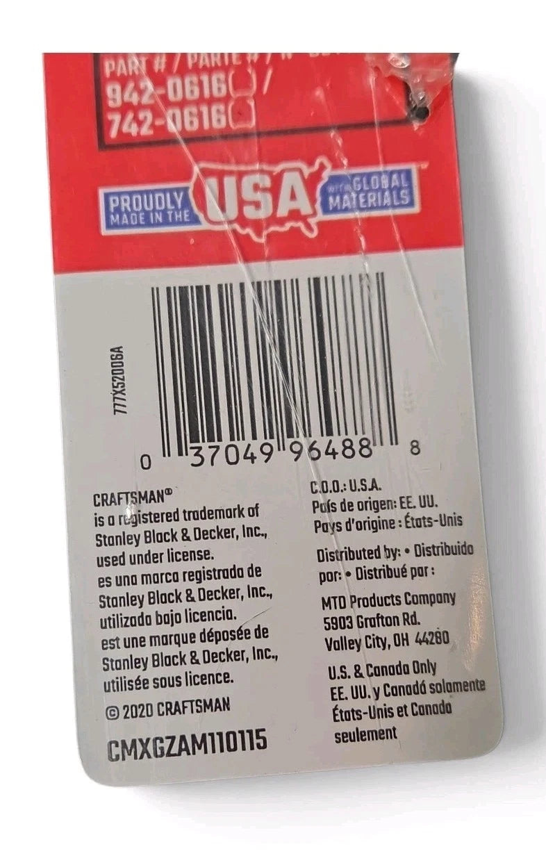 CRAFTSMAN MULCHING BLADES 42" 742-0616 **TWO BLADES** BRAND NEW {G6A}