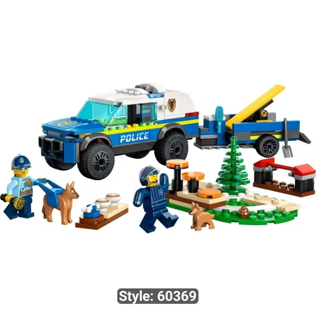 LEGO City Police 60369 Mobile Police Dog Training Set 197 pcs Age 5+