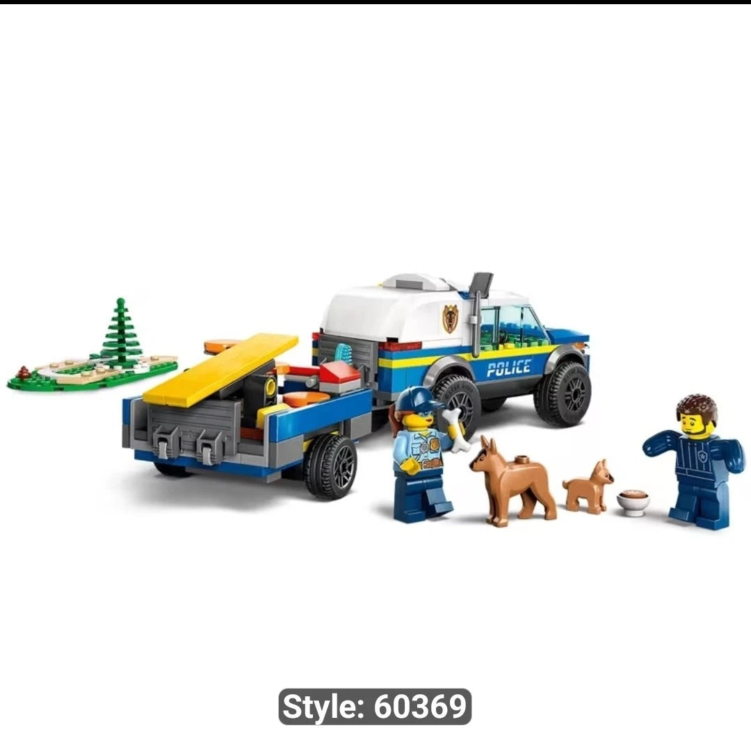 LEGO City Police 60369 Mobile Police Dog Training Set 197 pcs Age 5+