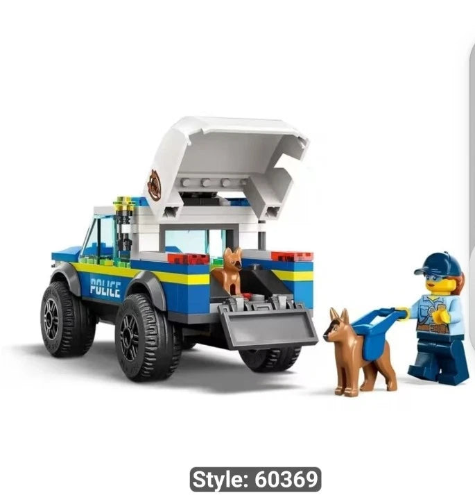LEGO City Police 60369 Mobile Police Dog Training Set 197 pcs Age 5+