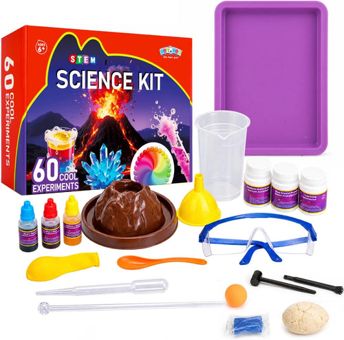 60 Experiments Science Kit for Kids Educational Toy STEM Toys for Boys Girls