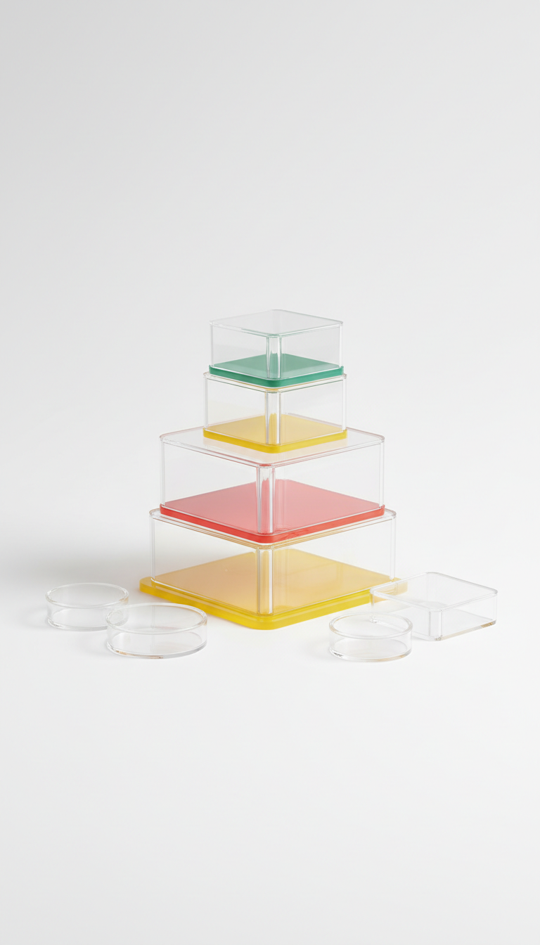 Stackable Acrylic Storage Organizer with Drawers