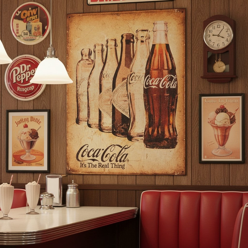 Vintage Coca~Cola 16"x 12" Metal Sign