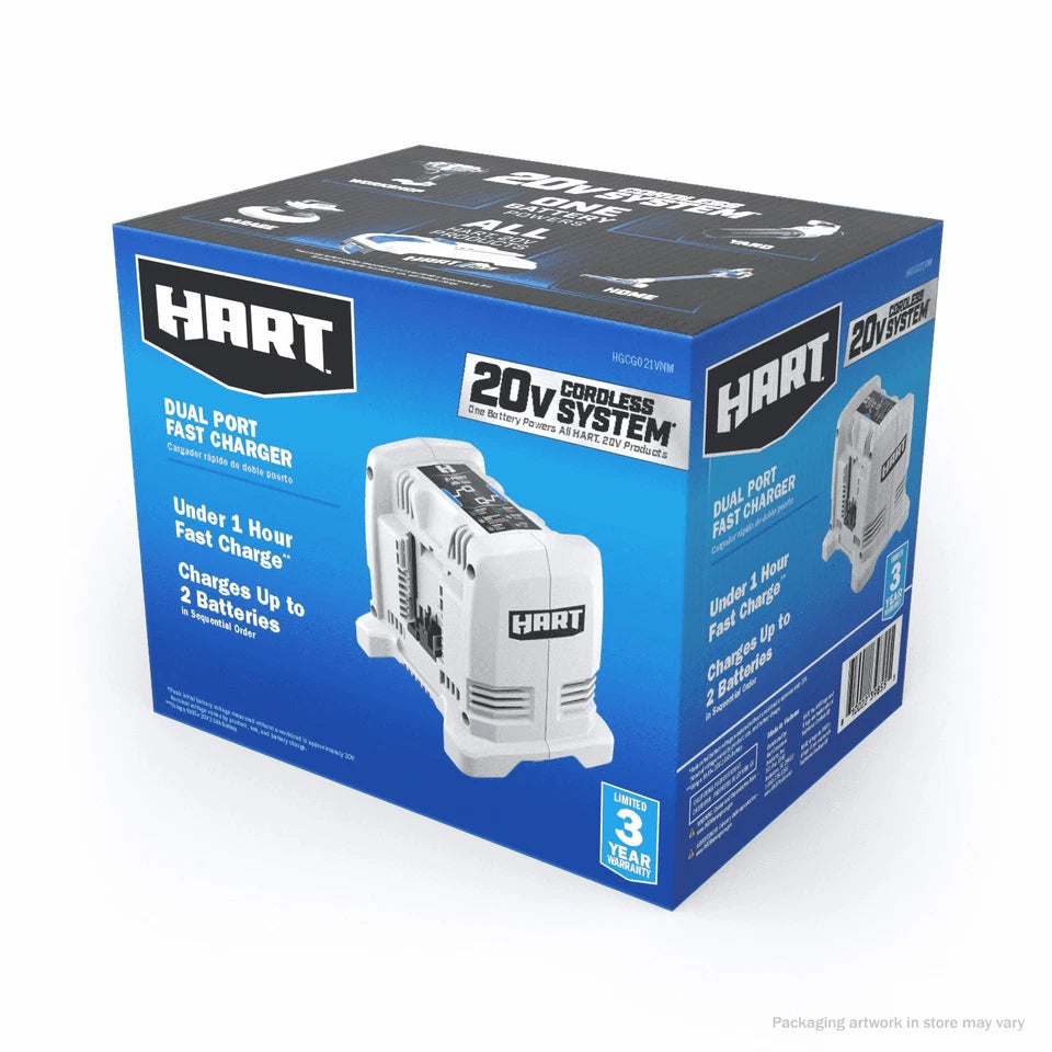 Hart HGCG021VNM 20V 3Amp Dual Port Charger