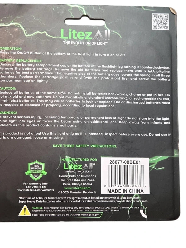 LitezAll 3 Pk. Flashlight 28677-08BE01
