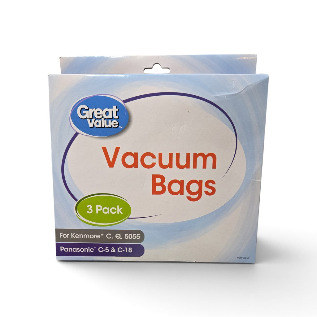 Great Value Kenmore C Vacuum Bag for Upright Vacuums, 3-Pack