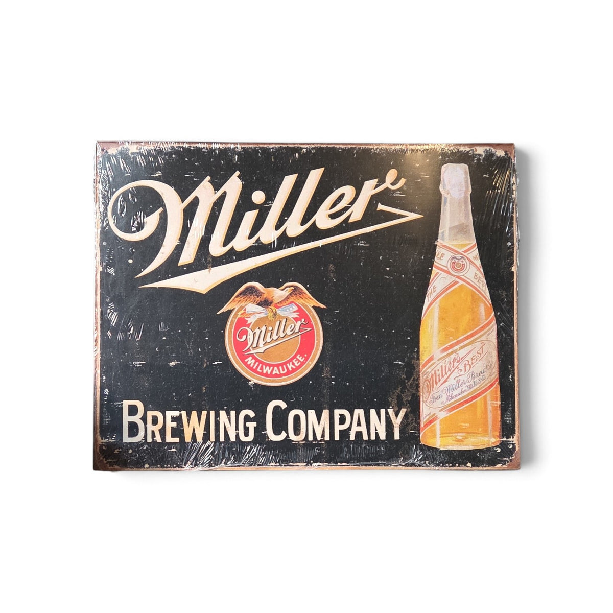 Miller Brewing Beer Brewing Company Vintage Metal Bar Signs Tin Sign 16"X12"
